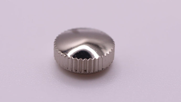 Vintage Chronograph Style Crown - Tap 9 x 6mm-Welwyn Watch Parts