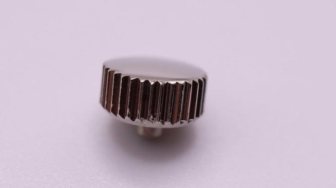 Vintage Chronograph Style Crown - Tap 9 x 5.25mm-Welwyn Watch Parts