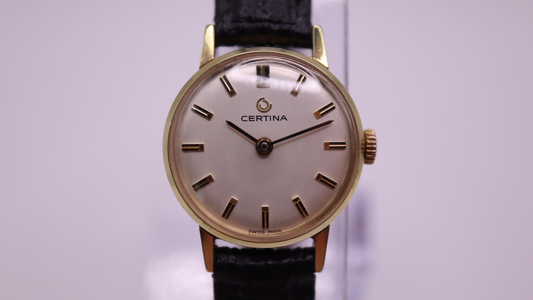 Certina Ladies - Gold Plated Dress Watch - Calibre 19-30 - Serviced-Welwyn Watch Parts