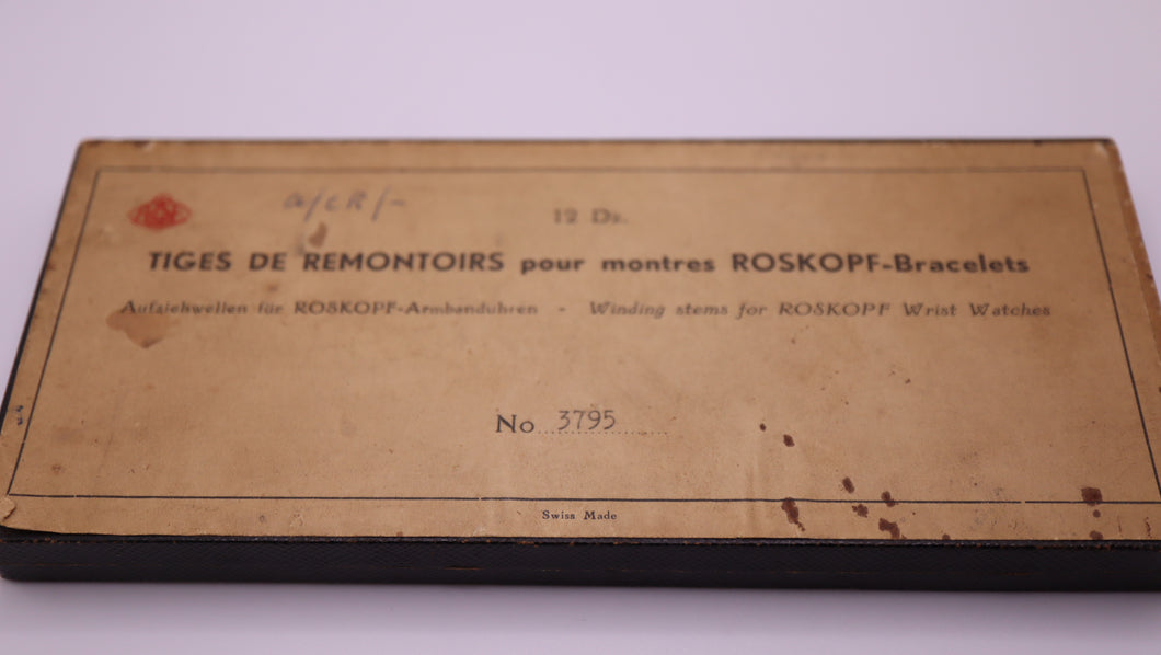 Box Set Of Stems - Winding Stems For Roskopf Watches-Welwyn Watch Parts