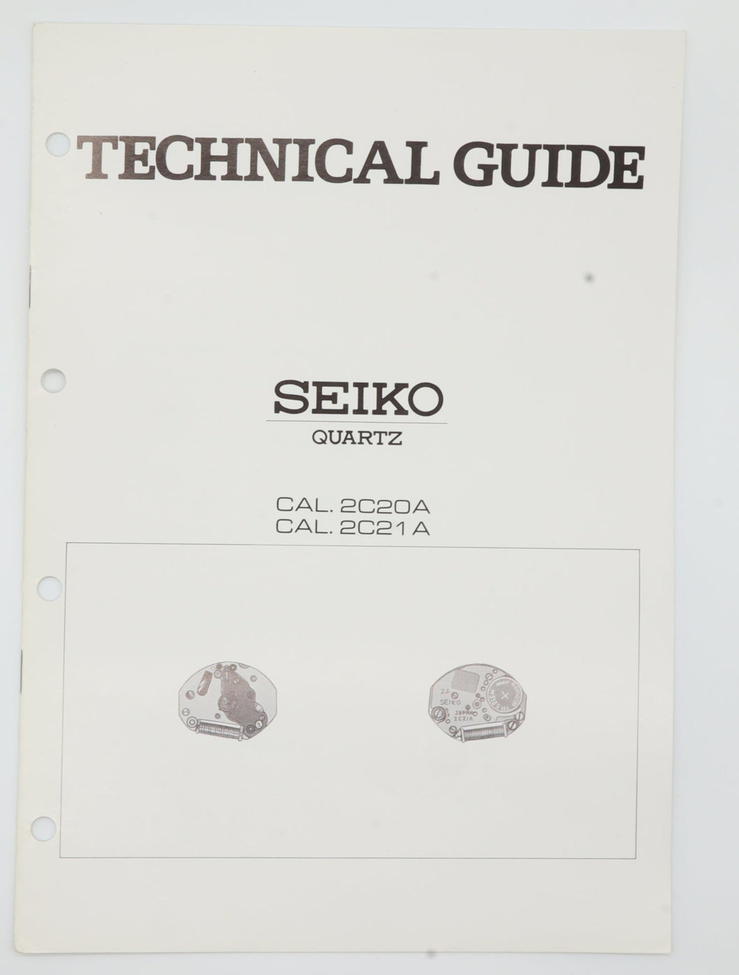Seiko - Quartz & Digital Technical Manuals - Various Vintage Calibres-Welwyn Watch Parts