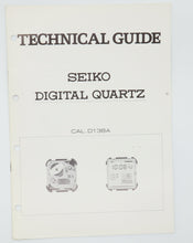 Seiko - Quartz & Digital Technical Manuals - Various Vintage Calibres-Welwyn Watch Parts