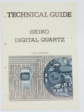 Seiko - Quartz & Digital Technical Manuals - Various Vintage Calibres-Welwyn Watch Parts