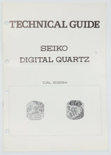 Seiko - Quartz & Digital Technical Manuals - Various Vintage Calibres-Welwyn Watch Parts