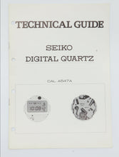Seiko - Quartz & Digital Technical Manuals - Various Vintage Calibres-Welwyn Watch Parts