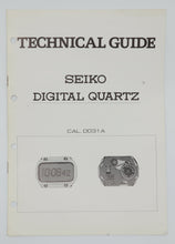 Seiko - Quartz & Digital Technical Manuals - Various Vintage Calibres-Welwyn Watch Parts