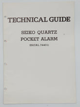 Seiko - Quartz & Digital Technical Manuals - Various Vintage Calibres-Welwyn Watch Parts
