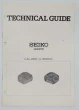 Seiko - Quartz & Digital Technical Manuals - Various Vintage Calibres-Welwyn Watch Parts