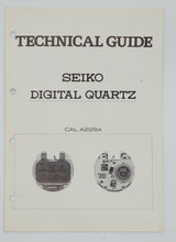 Seiko - Quartz & Digital Technical Manuals - Various Vintage Calibres-Welwyn Watch Parts