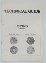 Seiko - Quartz & Digital Technical Manuals - Various Vintage Calibres-Welwyn Watch Parts