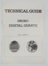 Seiko - Quartz & Digital Technical Manuals - Various Vintage Calibres-Welwyn Watch Parts