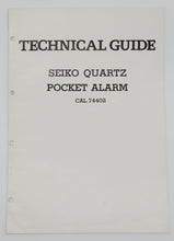 Seiko - Quartz & Digital Technical Manuals - Various Vintage Calibres-Welwyn Watch Parts