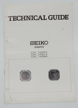 Seiko - Quartz & Digital Technical Manuals - Various Vintage Calibres-Welwyn Watch Parts