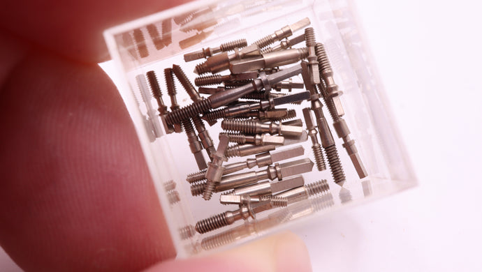 Small Tub of Wristwatch Stems - For Borgel Style ??-Welwyn Watch Parts