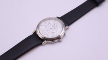 Pulsar Quartz Chronograph - V656-9000 - Black Leather Strap-Welwyn Watch Parts