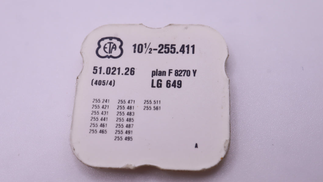 ETA - 255.411 - Part#405/4 Winding Split Stem ( Male ) - NOS-Welwyn Watch Parts