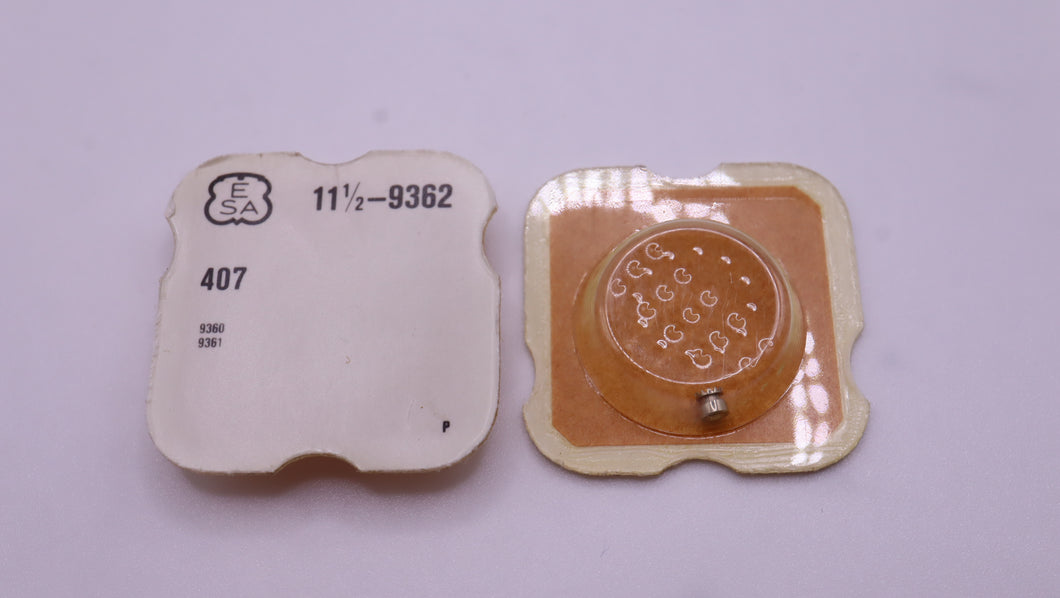 ESA - Cal 9362 - Part# 407 Clutch Wheel - NOS-Welwyn Watch Parts