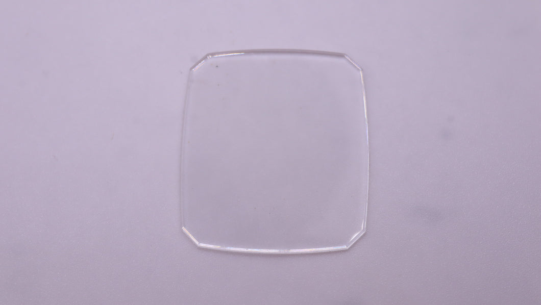 Limit - Mineral Glass - Rectangular Corner Cut - 26x23mm-Welwyn Watch Parts