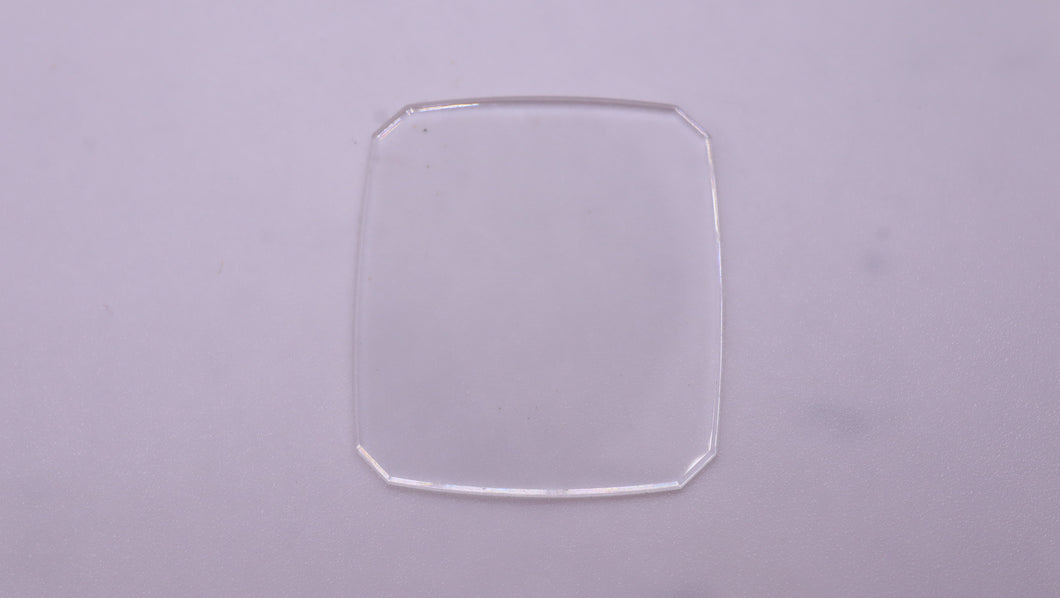 Limit - Mineral Glass - Rectangular Corner Cut - 26x23mm-Welwyn Watch Parts