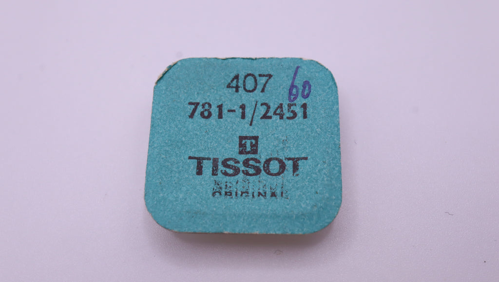 Pièce Horlogerie Tissot 781-1 Chaussée/minutenrohr Pour Calibre 2451 - NOS Neuf - Laiton - Suisse