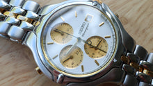 Seiko Quartz Chronograph - 7T32-6H10 - " Golden Eye " - 1995-Welwyn Watch Parts