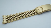 Rolex Jubilee Style Bracelet - 20mm Gold Plated - Solid Curved End Links-Welwyn Watch Parts