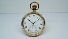 Prima Revue Pocket Watch - ALD Dennison Gold Plated Moon Casing-Welwyn Watch Parts