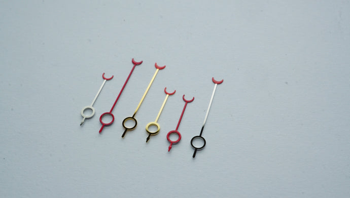 Traditional Crescent Calendar Watch Hands - Various Styles - NEW !!-Welwyn Watch Parts