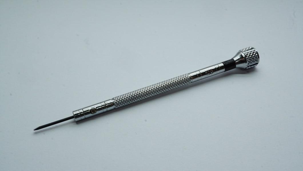 Watchmakers Swiss Style Screwdriver - Black - 1.00mm-Welwyn Watch Parts