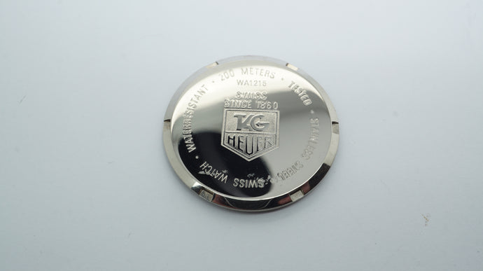 Tag Heuer - Stainless Steel Case Back - NOS - Model WA1215-Welwyn Watch Parts