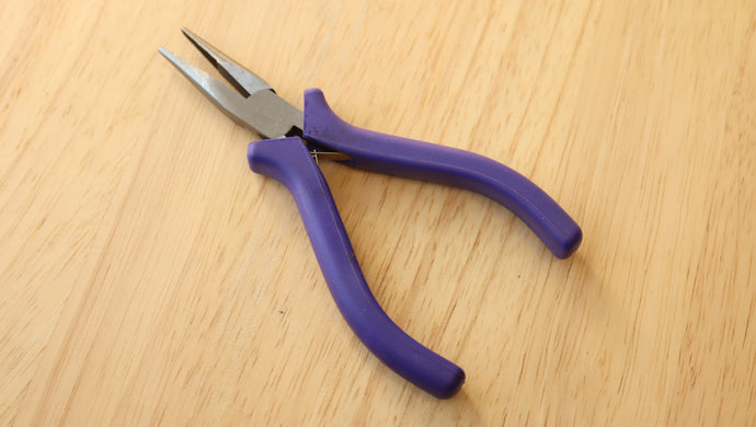 Serrated Long Nose Watchmaking Pliers - Economy Line-Welwyn Watch Parts