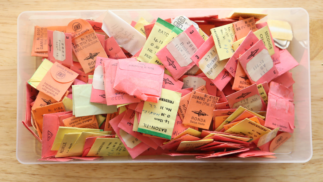 Job Lot Watch Staffs - Swiss Brands Mixed - NOS-Welwyn Watch Parts