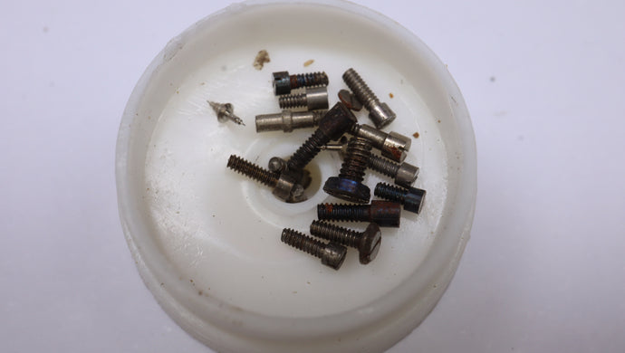Rolex - Mixed Vintages Screws & Staffs - Used/Spares-Welwyn Watch Parts