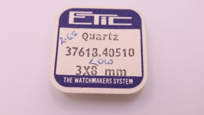 Etic - Quartz - Quartz Crystal #37618.40510 - Quartz Parts-Welwyn Watch Parts