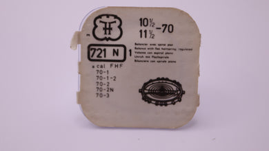 FHF - Calibre 70 - Part#721 Complete Balance - NOS-Welwyn Watch Parts