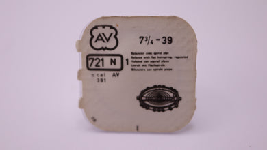 AV - Calibre 39 - Complete Balance #721-Welwyn Watch Parts