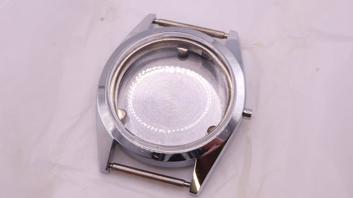 NOS Wristwatch Case - Nickel Plated Waterproof - For 10.5