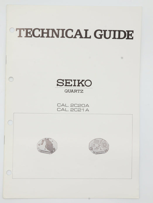 Seiko - Quartz & Digital Technical Manuals - Various Vintage Calibres-Welwyn Watch Parts