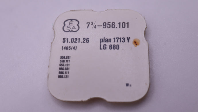 ETA - 956.101 - Split Stem ( Male ) #405/4 - NOS-Welwyn Watch Parts