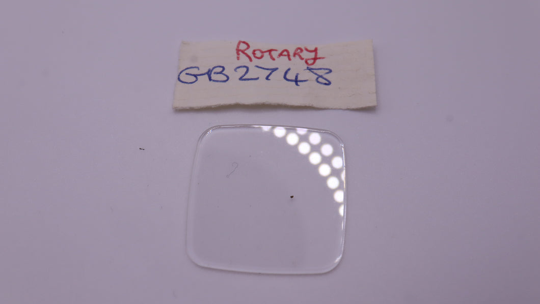 Rotary Watch Glass - Mineral Glass - Ref GB2748 - 24.5mm-Welwyn Watch Parts