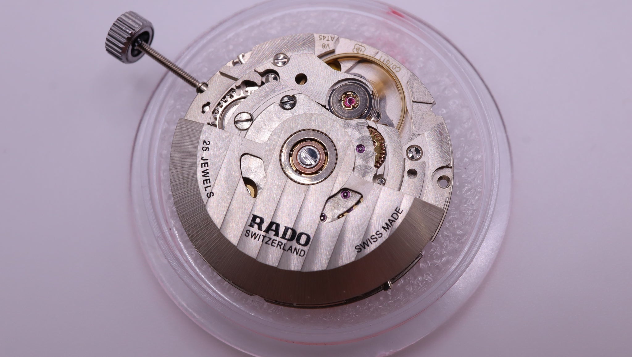 RADO Rhodium Plated Rotor ETA 2824-2, Côtes Genève, Oscillating Weight, Part 114 RADO Rhodium Plated Rotor ETA 2824-2, Côtes Genève, Oscillating Weight, Part 114