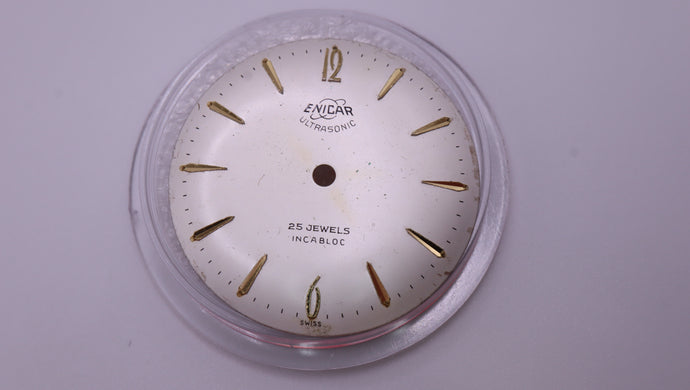 Enicar - Ultrasonic Silver Dial - 29.00mm - Cal 1010-Welwyn Watch Parts