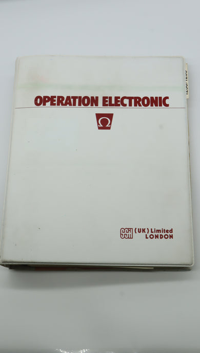 Omega Electronic - Service/Repair Manuals - Vintage Calibres - RARE !!!-Welwyn Watch Parts