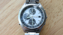 Seiko Quartz Chronograph - 7T32-7C60 - " Panda " - 1996-Welwyn Watch Parts