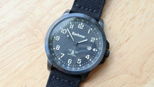 Barbour Gents Quartz Watch - Black PVD - Canvas Strap-Welwyn Watch Parts