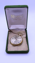 Roamer - Gold Plated Pocket Watch - Boxed - Unitas 6498-Welwyn Watch Parts