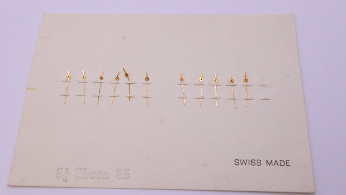 NOS - Carded Seconds Hands - For Ebosa 85-Welwyn Watch Parts