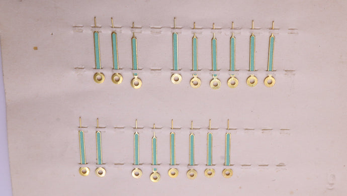 Carded Set of Needle Lume Hands - NOS - 12