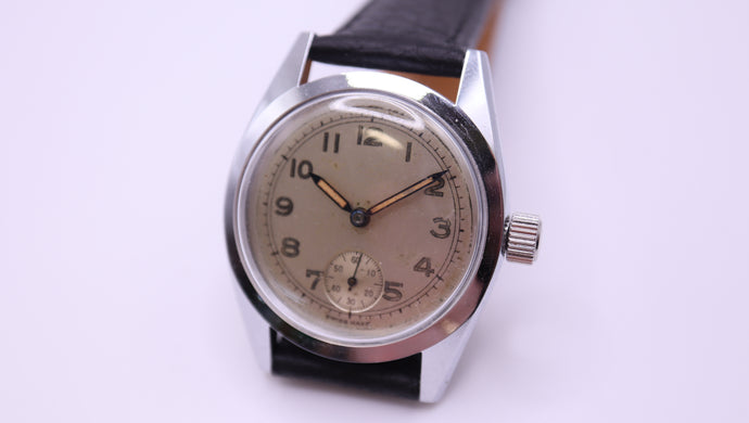 Military Style Watch - Custom Made - NOS Casing-Welwyn Watch Parts