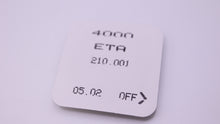 ETA - Quartz Circuits - Part#4000 - Calibre 210.001-Welwyn Watch Parts